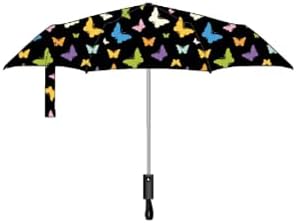 Nollia Windproof Automatic Travel Umbrella, Compact Portable with Reinforced Ribs for Sun & Rain