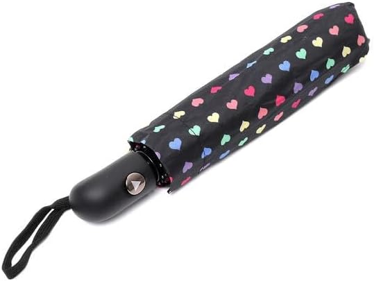 Nollia Windproof Automatic Travel Umbrella, Compact Portable with Reinforced Ribs for Sun & Rain