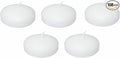 D'light Online Large White 3 Inch Floating Candles for Events, Centerpieces, Spa, Pool, Home Decor, Cylinder Vases and Holiday Decor - (White, Set of 108)