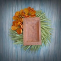 Blossom Flowers Decoration Wallpaper Newborn Baby Photography Background Backdrop Newborn Kids Baby Portrait Backdrop Photoshoot Photo Studio (Orange Flower)