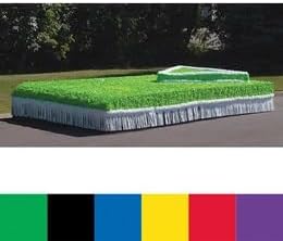 Anderson's Light Green Vinyl Floral Sheeting,15 Ft. Parade Float Decoration for Trailers, Parties, Weddings, Proms, Photo Backdrops & Events – Durable Fringe Garland for Indoor/Outdoor Use