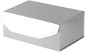1PCS Silver Gift Box 9.5x7x4 Inches, Sturdy Gift Box with Lid for Gift Packaging, Foldable Magnetic Closure Storage Boxes, Bridesmaid proposal box, Rectangle Collapsible Box