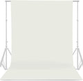 GFCC 8FTX10FT Ivory Backdrop Background for Photography Photo Booth Backdrop for Photoshoot Background Screen Video Recording Parties Curtain