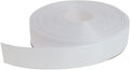 Solid Grosgrain Ribbon 25 Yard Each Roll 100% Polyester Woven Edge (1", White)
