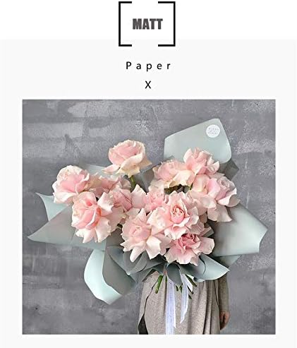 FWSA WRAPS Waterproof Floral Wrapping Paper Roll Bouquet Gift Packaging Supplies Wedding Christmas Graduation Decorative Materials (COLOR 3)
