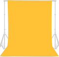 GFCC Yellow Backdrop - 8FTX10FT Yellow Photo Backdrop for Photoshoot Background for Photography Screen Video Recording Picture Background