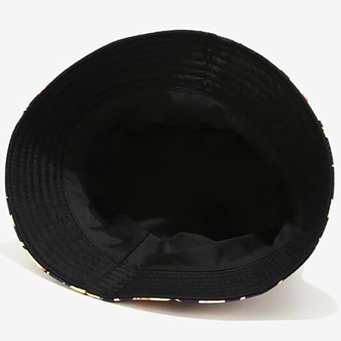 XYIYI Cute Bucket Hat Beach Fisherman Hats for Women, Reversible Double-Side-Wear