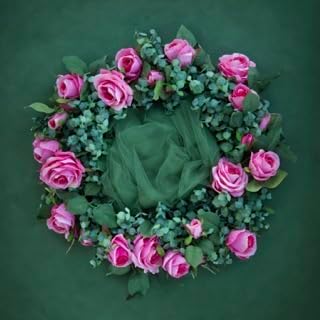 Blossom Flowers Decoration Wallpaper Newborn Baby Photography Background Backdrop Newborn Kids Baby Portrait Backdrop Photoshoot Photo Studio (Pink Roses)
