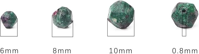Faceted Natural Zoisite Stone Round Beads 6mm 36cm/Strand for Jewelry Making