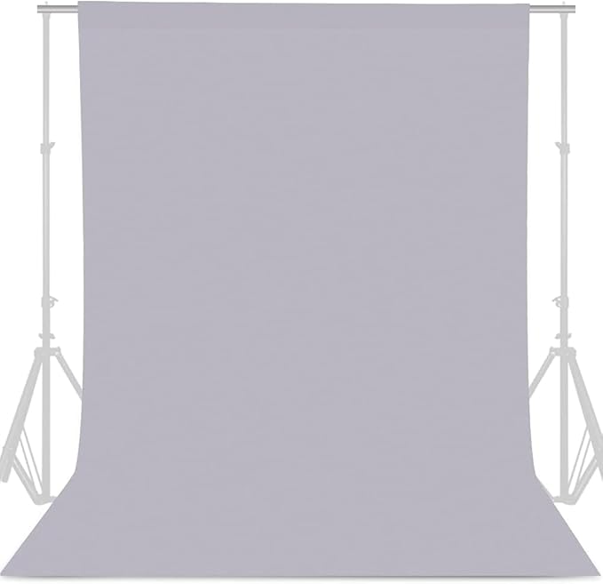 GFCC Gray Photo Backdrop - 10FTx10FT Grey Background for Photography Photo Booth Backdrop for Photoshoot Video Recording Background Screen Parties Curtain