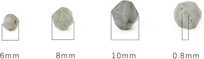 Faceted Natural Spectrolite Stone Round Beads 8mm 36cm/Strand for Jewelry Making