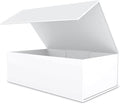 White Gift Box with Magnetic Closure Lid 10" X 6" X 3" Gift Boxe for Presents,Luxury for Gift Packaging, Bridesmaid Gifts Boxes,Birthday Gift Box