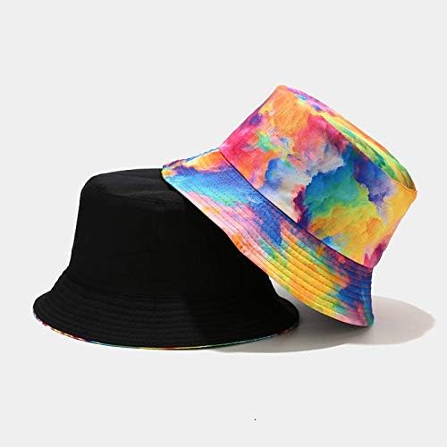 Quanhaigou Bucket Hat for Men Women,Packable Reversible Printed Sun Hats,Fisherman Outdoor Summer Travel Hiking Beach Caps