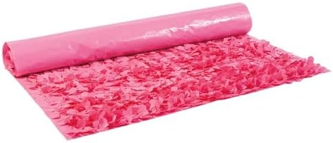 Anderson's Hot Pink Vinyl Floral Sheeting, 36 inch x 15 feet, Rain-Proof, Flame-Retardant, Easy to Use, Perfect for Parade Floats, Weddings, Parties, Prom, Homecoming, Photo Backdrop, Tables and More