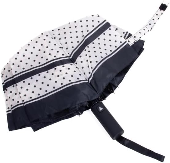 Nollia Windproof Automatic Travel Umbrella, Compact Portable with Reinforced Ribs for Sun & Rain