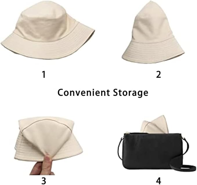 Malaxlx Unisex Bucket Hat Beach Sun Hat Aesthetic Fishing Hat for Men Women Teens, Reversible Double-Side-Wear