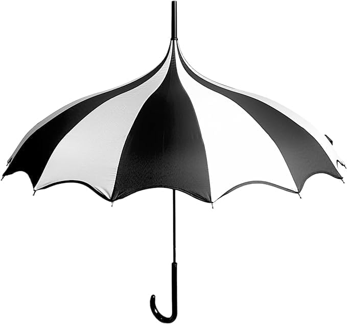 Full Size Dark Wing Pagoda Umbrella - Ideal for All Weather, Perfect for Vampires, Gothic Enthusiasts, and Lovers of Unique Bat Wing Style