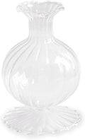 Glass Cambridge Ella 7" Bud Vase Set of 2 (Clear)