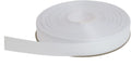 Solid Grosgrain Ribbon 25 Yard Each Roll 100% Polyester Woven Edge (5/8", White)