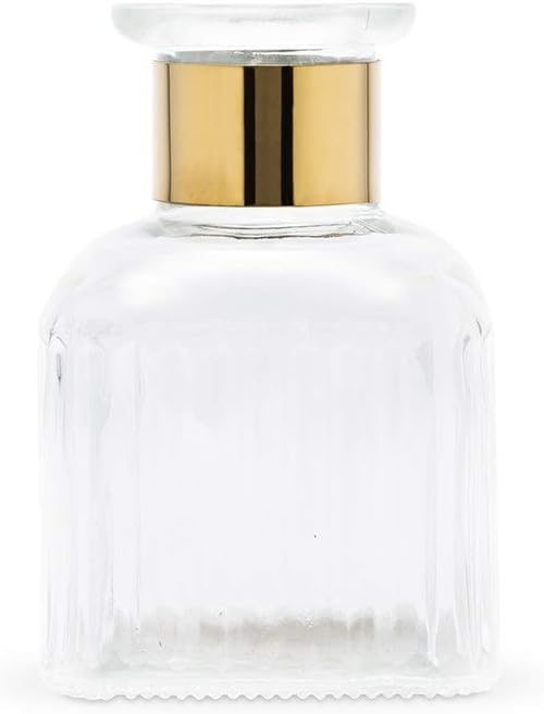 Weddingstar Glass Bottle Flower Vase - Square