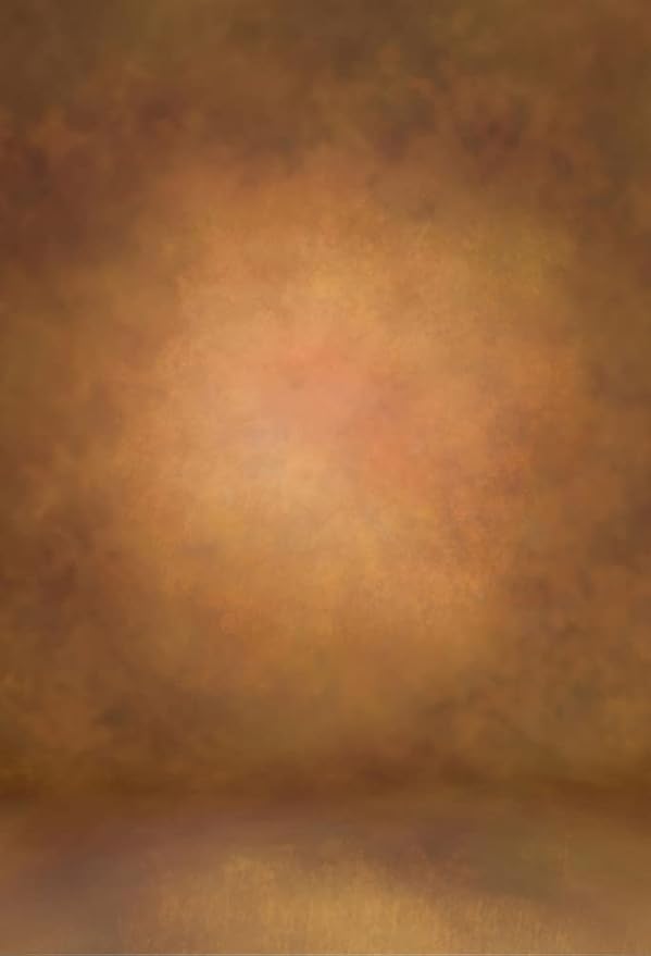 Kate 10×8ft Abstract Brown Photo Backdrop Old Master Texture Background Portrait Photography Backdrops for Photographer Head Shots Microfiber