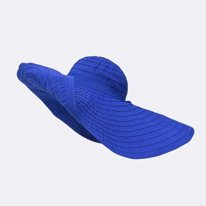 Oversized Sun Hats for Women Extra Large Wide Brim Beach Hat Foldable Roll up Floppy