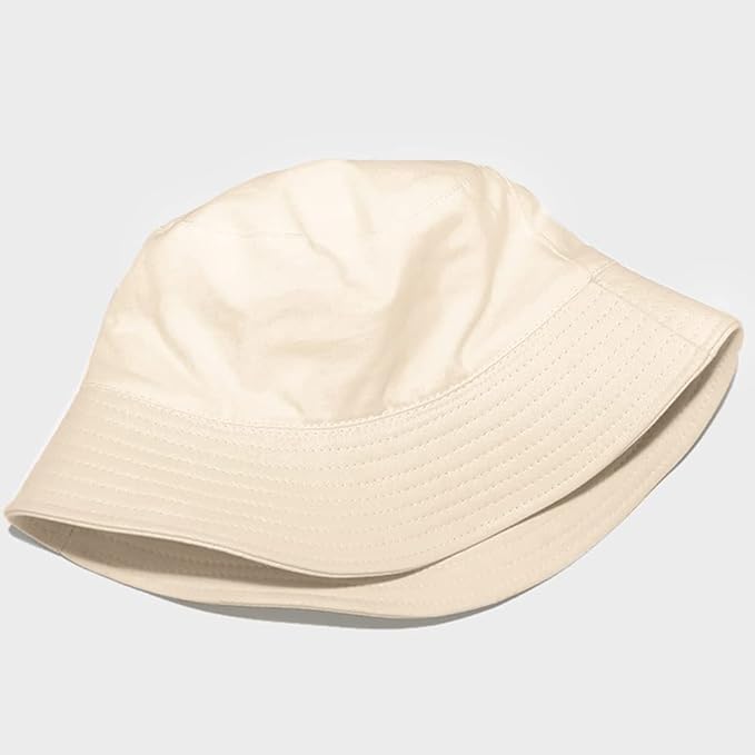 Malaxlx Unisex Bucket Hat Beach Sun Hat Aesthetic Fishing Hat for Men Women Teens, Reversible Double-Side-Wear