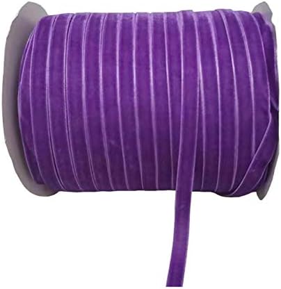 10 Yards Velvet Ribbon Spool (Purple, 3/8")