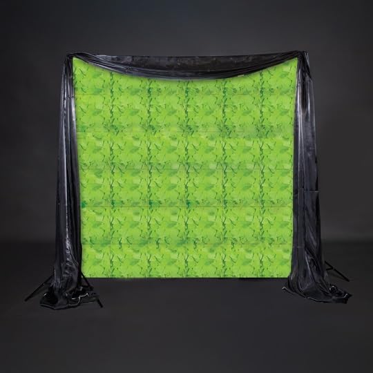 Anderson's Light Green Vinyl Floral Sheeting,15 Ft. Parade Float Decoration for Trailers, Parties, Weddings, Proms, Photo Backdrops & Events – Durable Fringe Garland for Indoor/Outdoor Use