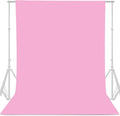 GFCC Pink Backdrop Photography Background - 10ftx10ft Pink Photo Backdrop for Photoshoot Photography Background Screen Video Recording Curtain