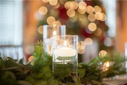 D'light Online Large Set of 72 Off White 3 Inch Floating Candles for Events, Centerpieces at Weddings, Spa, Pool, Home Décor, Cylinder Vases and Holiday Decorations - (Pale Ivory)