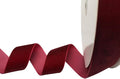 Chenkou Craft Dark Red 25 Yards/roll 1 1/2" Velvet Ribbon Lots Bulk (Dark red, 1 1/2"(40mm))
