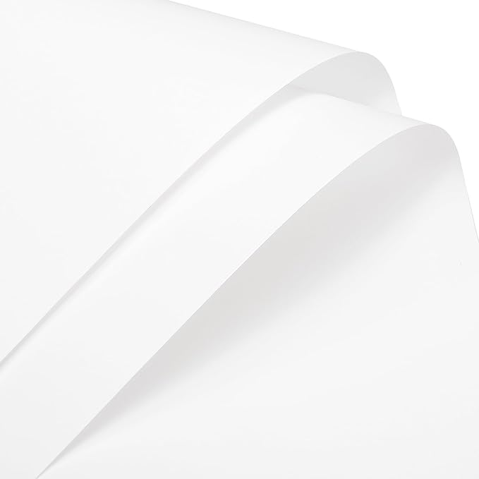 MECCANIXITY Pearlescent Film Flower Wrapping Paper 22.8x22.8 Inch Waterproof for DIY Crafts, Gift/Gift Box Packaging Cream White Pack of 10