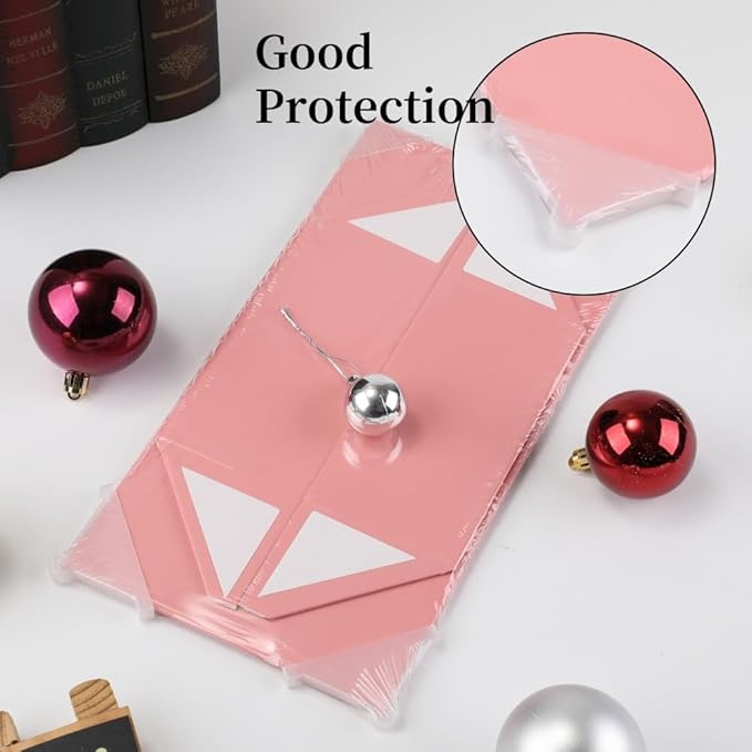 6 Pcs 8x8x4 Inch Pink Magnetic Gift Box Small Magnetic Box with Crinkle Paper Pink Small Gift Box with Shredded Paper Luxury Gift Boxes with Lids for Presents
