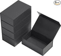 Gift Boxes Black with Magnetic Closure Lid 10" X 6" X 3" Gift Boxes for Presents,Luxury for Gift Packaging, Bridesmaid Gifts Box,Birthday Gift Box,Christmas Gift Box(5PCS)