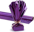 PMU Gift Wrap Mylar Roll Metallic Purple 2-sided, 48 Inches X 50 Ft Roll 1.4 Mil Highly Reflective Mylar Film, Great for Gifts, Birthdays, Christmas, Baskets, Arts & Crafts