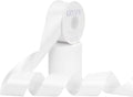 White Satin Ribbon, Double Faced 1-1/2 Inch X 25 Yards White Ribbon, Premium Satin Ribbon for Gift Wrapping, Crafts, Hair Bow Making, Sewing, Flower Bouquet, Wedding Party Decor