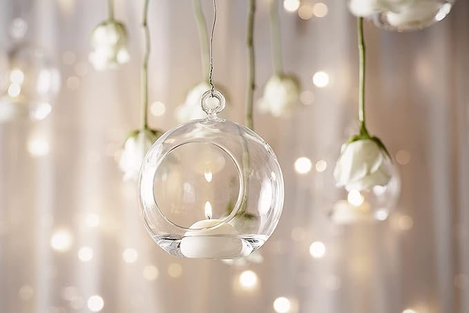 Bolsius Unscented 1.75" Floating Candles – Set of 160 White Floating Candles – Cute and Elegant Burning Candles – Candles with Nice and Smooth Flame – Party Accessories