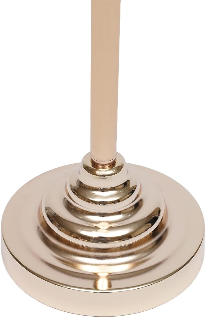 Trumpet Flower Stand, Versatile 10 Pcs Metal Wedding Vase with Counterweight Base Good Stability Light Compact and Easy Carry Electroplating Process Vintage Metal Trumpet Vase for Cafes Bars Hotels