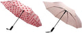 Nollia Windproof Automatic Travel Umbrella, Compact Portable with Reinforced Ribs for Sun & Rain