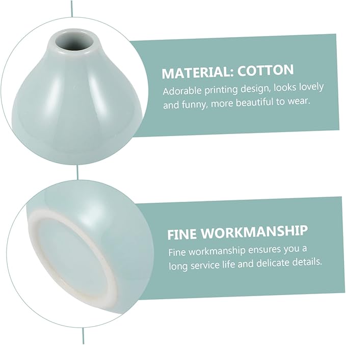 Cabilock Flower Container Desktop Decor Decorative Vase for Home Office Restaurant Ceramic Vase Unique Shape