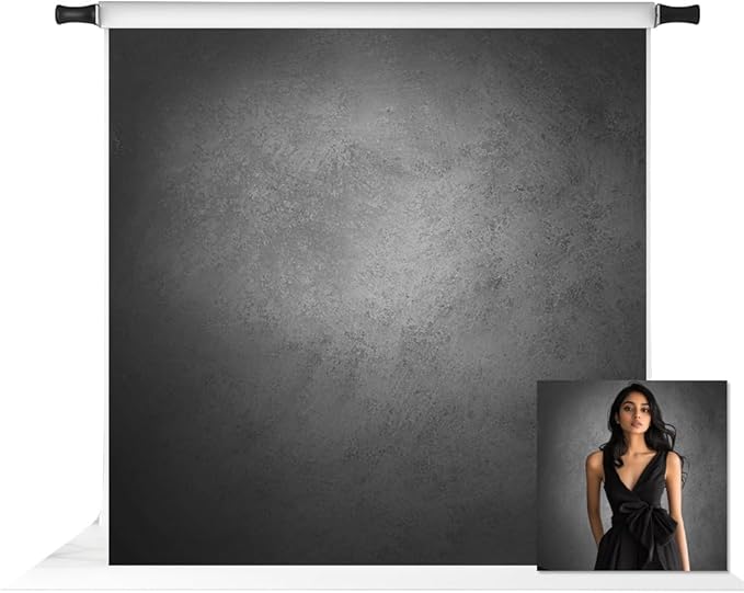 Kate 8x8ft Gray Abstract Photography Backdrop Grey Portrait Textures Photo Background Old Master Grey Backdrops