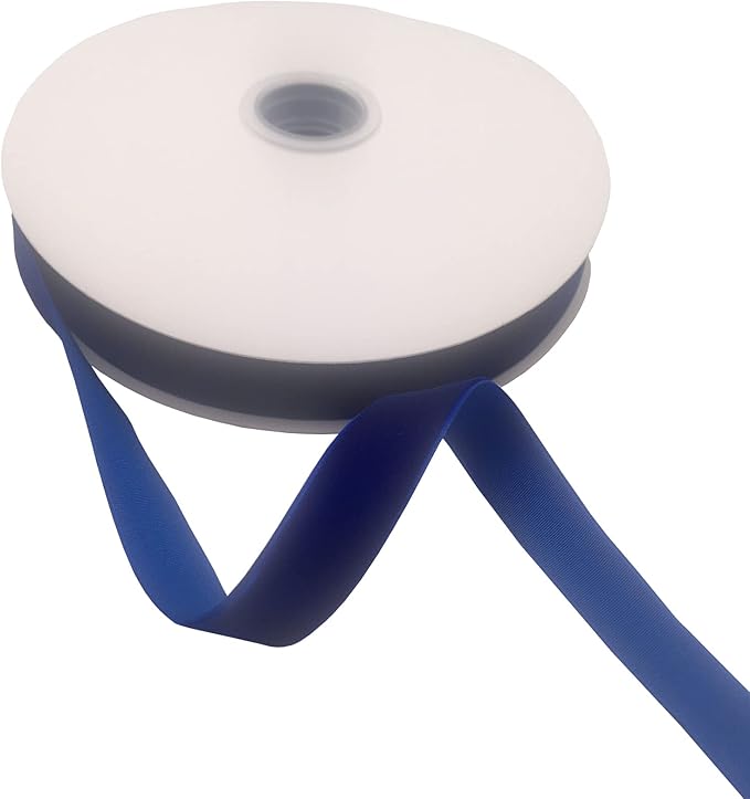 Royal Blue Velvet Ribbon Single Side,5/8 Inch X 25Yards Spool