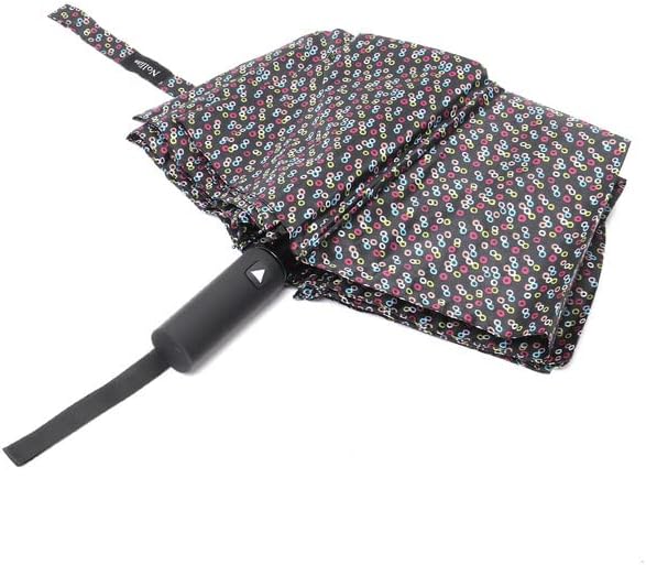 Nollia Windproof Automatic Travel Umbrella, Compact Portable with Reinforced Ribs for Sun & Rain