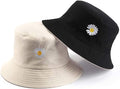 Sun Hat for Women Bucket Hat Cotton Reversible Summer Travel Beach Fishing Cap