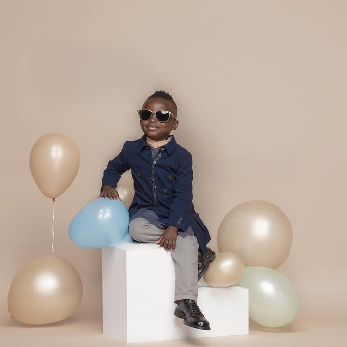 Kate Seamless Paper Backdrop for Photography Beige Cream Backdrop Paper (106.8''x32.8' Ivorine)