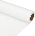 PATIKIL Wrapping Paper, 12"x315"(26') Bulletin Board Paper Roll Kraft Paper Roll Construction 80GSM for Shipping Packing Gift Wrapping Craft Flower Bouquet Christmas, White