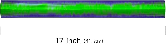 LeZakaa Holographic Wrapping Paper Roll - Bluish Green Design for Birthday, Christmas, Valentine's, Mother's Day, Holiday - 17 inches x 32.8 Feet (47.23 sq.ft.)