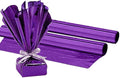 PMU (2 Gift Wrap Mylar Roll Metallic Purple 2-sided, 24 Inches X 8.3 Ft Roll 1.4 Mil Highly Reflective Mylar Film, Great for Gifts, Birthdays, Christmas, Baskets, Arts & Crafts