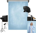 Kate 5x7ft/1.5x2.2m Blue Backdrop Texture Baby Blue Portrait Photo Shoot Studio Props